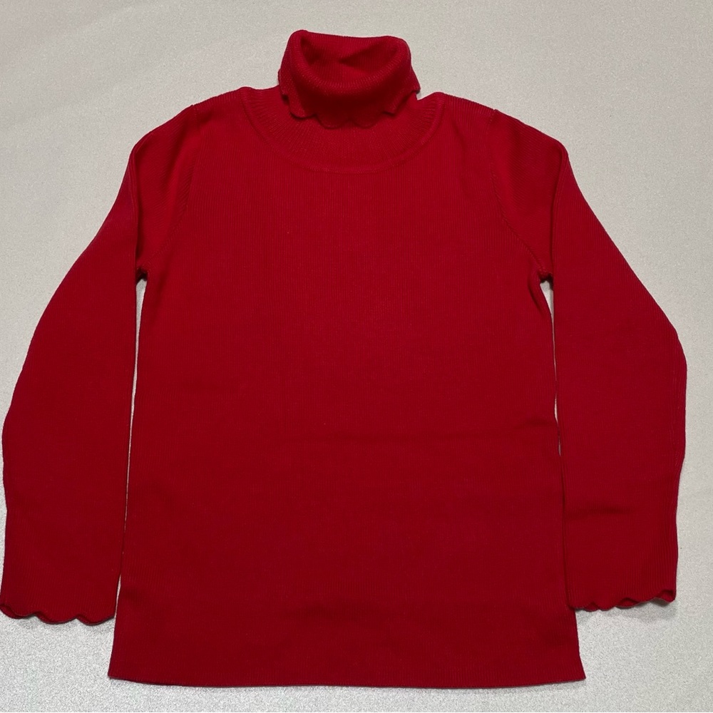 Jacadi Paris girl rib jumper color red size 3 years